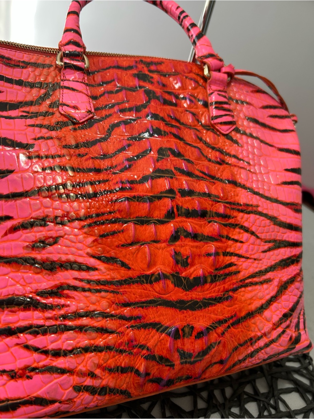 Brahmin Duxbury Pink Feline Ombre & Ady Wallet - Picture 3 of 13